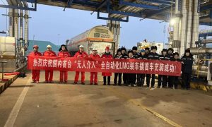 國內首臺全自動化“無人介入”LNG裝車撬首裝成功