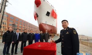 武昌造船承建海事系統最大溢油回收船下水
